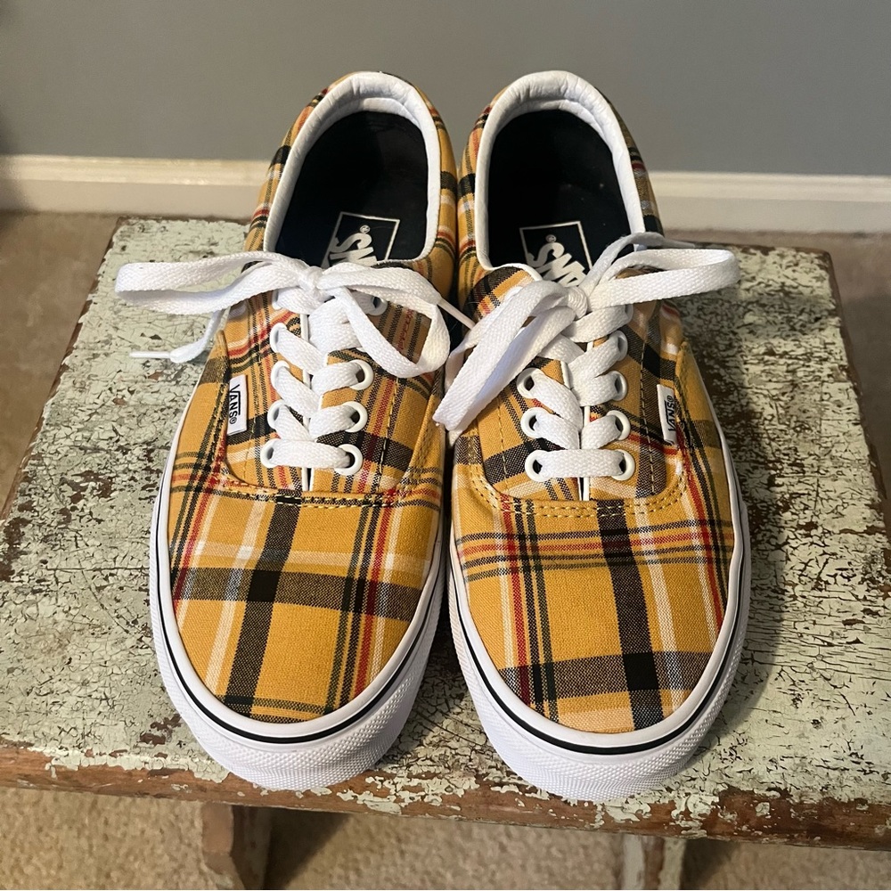 VANS Era Plaid Skate Shoes Low Top Lace Up Men’s 6.5 Women’s 8